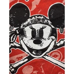 Set of 4 Disney Pirate Night Handkerchief Minnie and Mickey Mouse Cotton Scarves